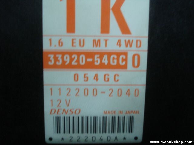 Motorsteuergerät Suzuki Liana 1K 3392054GC 33920-54GC0 3392054GC0 1122002040