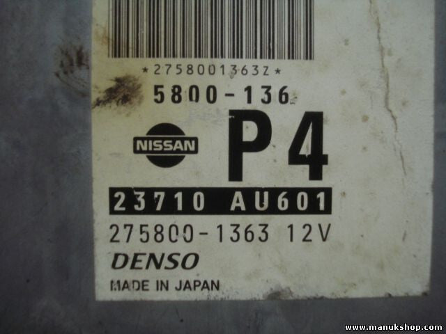 Motorsteuergerät Nissan Primera P12 2.2 5800-136 5800136 23710AU601 2758001363