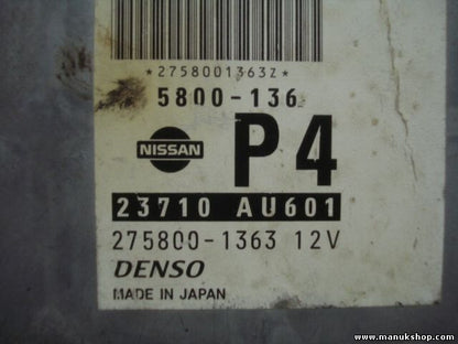 Motorsteuergerät Nissan Primera P12 2.2 5800-136 5800136 23710AU601 2758001363
