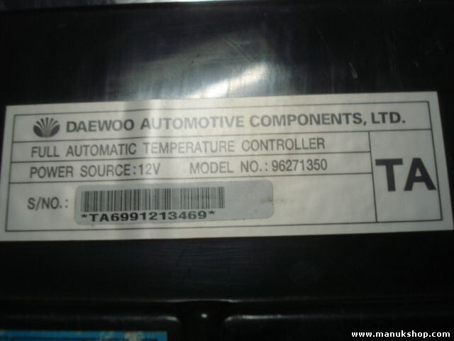 Klimabedienteil Daewoo Nubira 2000 96271350 TA6991213469
