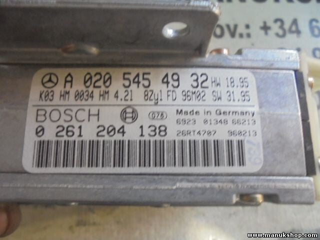Motorsteuergerät Mercedes-Benz W140 A0205454932 FD96M02 BOSCH 0261204138