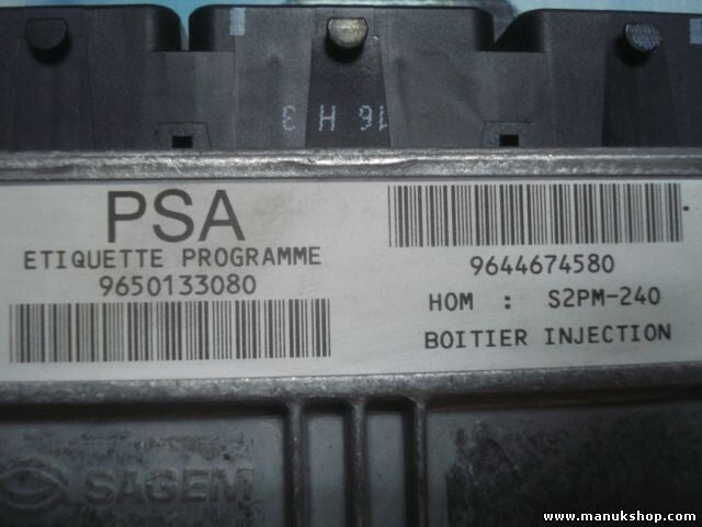 Motorsteuergerät Citroen C5 1.8 9650133080 9644674580 S2PM-240 SAGEM 215841848