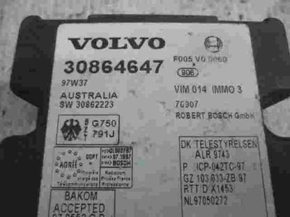 Steuergerät Wegfahrsperre Alarmmodul Volvo S40 V40 97W37 30864647 F005V00060
