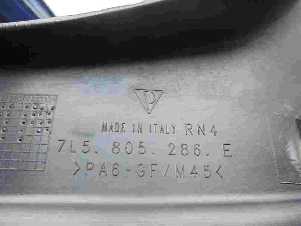 Wasserabweiser Wasserleitblech Abdeckung Porsche Cayenne 7L5805286E 7L5805286 E