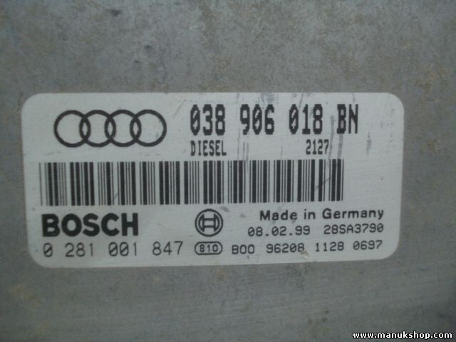 Motorsteuergerät Audi A3 038906018BN 0281001847 038 906 018 BN 0 281 001 847