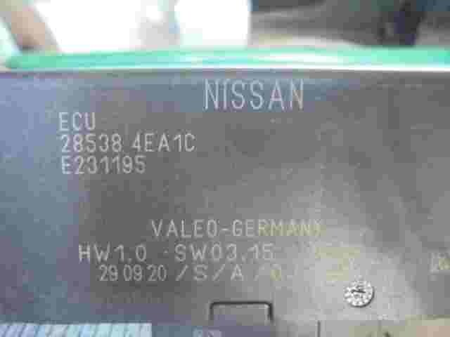 Steuergerät Einparkhilfe Nissan Qashqai 285384EA1C E231195 VALEO HW1.0 SW03.15 .