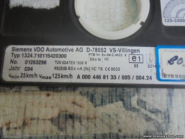 Diagrammscheiben Mercedes-Benz Actros 3240 Axor 3243 A0004468133