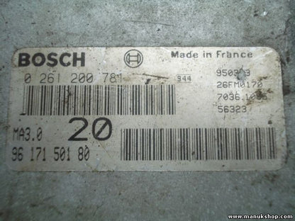 Motorsteuergerät Peugeot 106 Citroën AX 9617150180 MA3020 0261200781 26FM0170