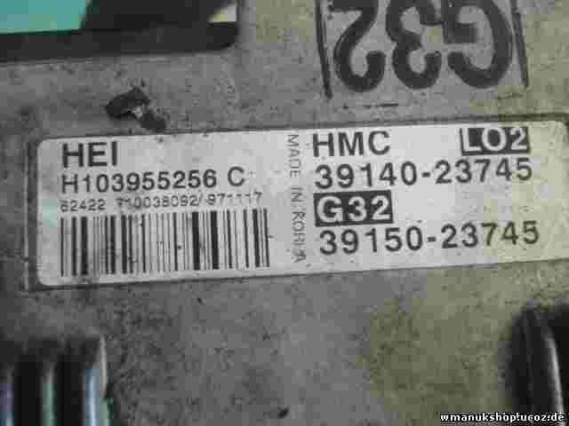 Motorsteuergerät Hyundai 3914023745 391402-3745 SIEMENS H103955256C H103955256 C