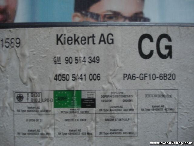 Türsteuergerät Vectra B, Zafira, Astra G 90564349 CG 4050 5441 PA6-GF10-6B20