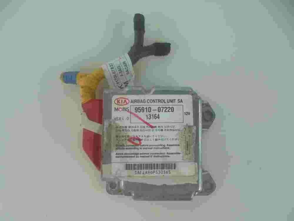 Airbagsensor Airbagsteuergerät Kia Picanto 9591007220 95910-07220 VER 4.0 12V