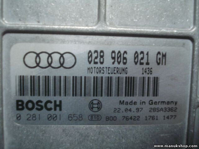 Motorsteuergerät Audi A4 1.9 028906021GM 28SA3362 BOSCH 0281001657 0281001658