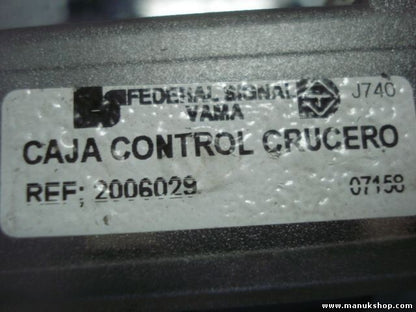 CAJA CONTROLCRUCERO REF.2006029 9126692B J740 07158