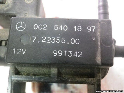 Unterdruckventil Mercedes-Benz ML 55 AMG W163 0025401897 72235500 12V 99T342