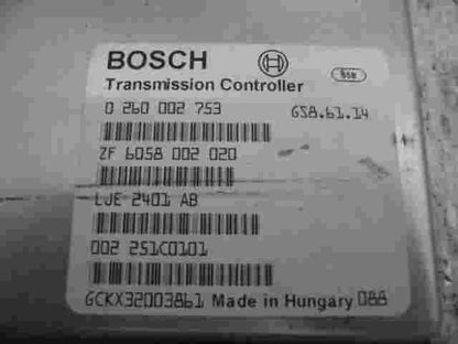 Getriebesteuerung Jaguar XJ8 XK8 GS8.61.14 LJE2401AB ZF6058002020 0260002753