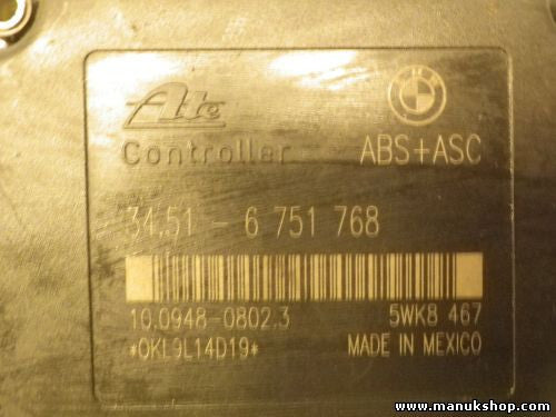 ABS Steuergerät BMW E46 34516751768 10094808023 5WK8467 5WK8 467