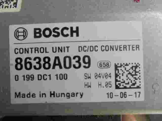 Steuergerät Zentralverriegelung Mitsubishi ASX Lancer 8638A039 BOSCH 0199DC1100