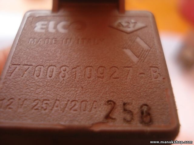 Relais Renault Clio 7700810927B 7 700 810 927 B 7700810927 B 12V25A/20A