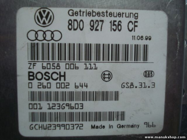 Getriebesteuerung Audi A4 B5 8D0927156CF 8D0 927 156 CF 8DO927156CF ZF6058006111