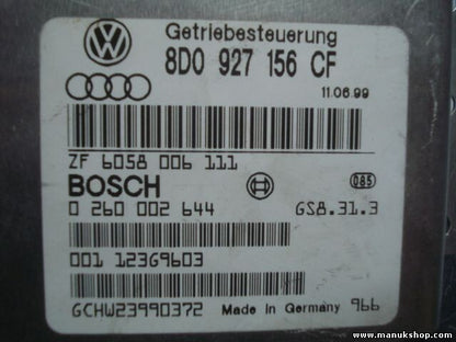 Getriebesteuerung Audi A4 B5 8D0927156CF 8D0 927 156 CF 8DO927156CF ZF6058006111