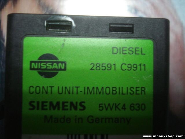 Steuergerät Wegfahrsperre Alarmmodul Ford Maverick Terrano 28591C9911 5WK4630