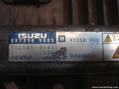 Motorsteuergerät Opel Isuzu 8973509485 1125000163 97350948 97350 LS D04097