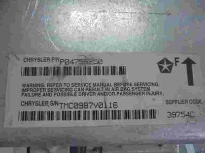 Airbagsensor Airbagsteuergerät Chrysler Vision P04759250 04759250 TMC0987V0116