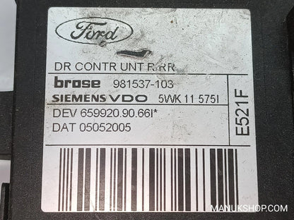 Fensterheber motor Hinten Recht Ford Focus 65992090661 0130822218 5WK115751