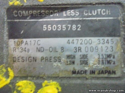Klimakompressor Jeep Grand Cherokee 4472003345 55035782 10PA17C R134A 4677205L
