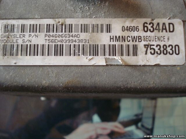 Motorsteuergerät Chrysler Stratus 04606634AD P04606634AD 04745860 64490 HMNCWB