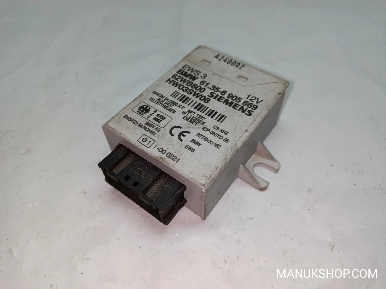 Steuergerät Wegfahrsperre BMW E38 E39 E46 61356905669 61.35-6 905 669 HW03SW08