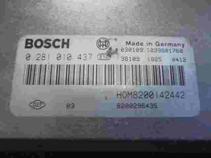 Motorsteuergerät Mitsubishi Carisma HOM8200142442 8200296435 BOSCH 0281010437