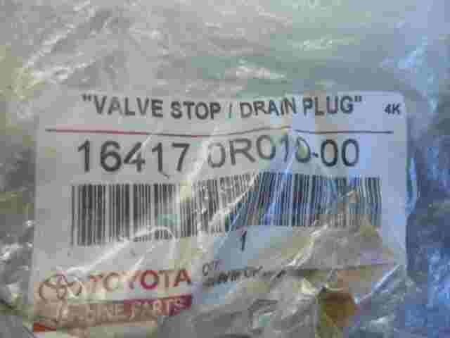 Valve Stop Drain Plug Toyota RAV4 Auris Avensis Corolla 164170R010 164170R01000