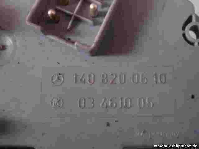 Sitzverstellung Mercedes 600 SE SEL W140 1408200610 140 820 06 10 LK 03461005