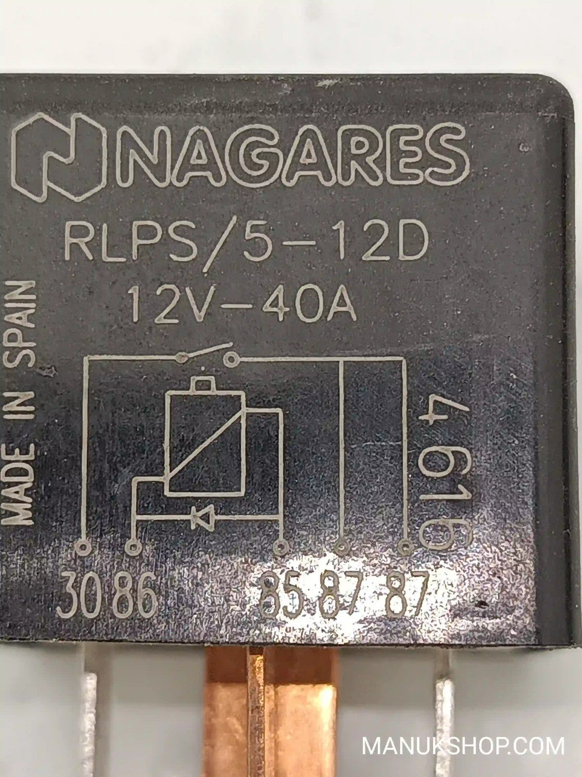Relais Nagares RLPS512D RLPS/5-12D 12V-40A