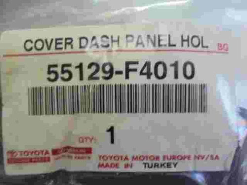Cover Dash Panel Hole  Toyota C-HR 55129F4010 55129-F4010