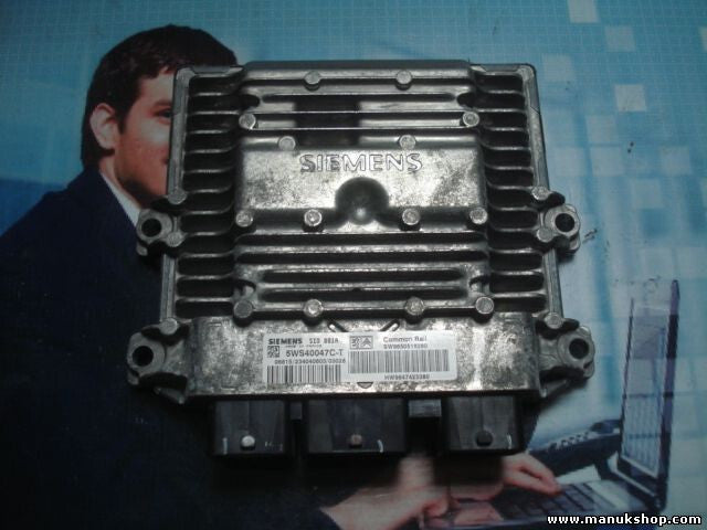 Motorsteuergerät Citroen Peugeot SIEMENS 5WS40047CT SW9650518280 HW9647423380
