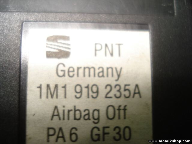 Control lamp for AIRBAG Seat Leon Cordoba 1M1 919 235 A 1M1919235A