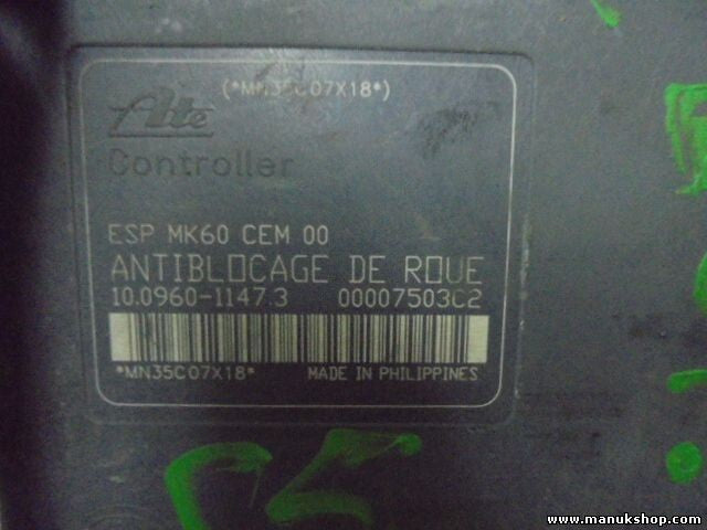 Hydraulikblock Citroen C5 9657061080 ATE ESP 10096011473 10020601904