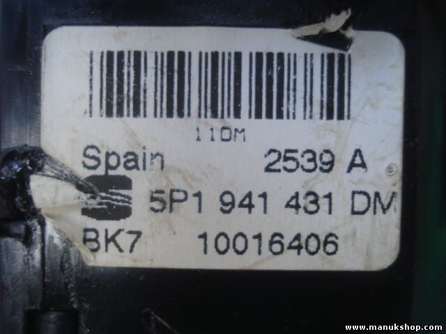 Lichtschalter  VW 5P1941431DM 5P1 941 431 DM BK7 10016406 2539A