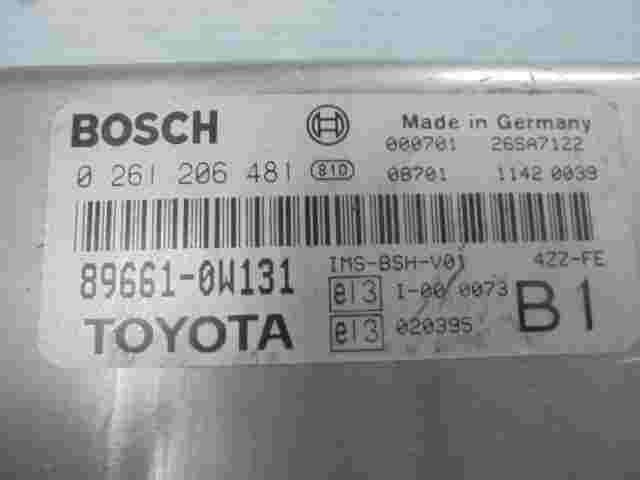 Motorsteuergerät Toyota Corolla E110 E11 896610W131 89661-0W131 BOSCH 0261206481