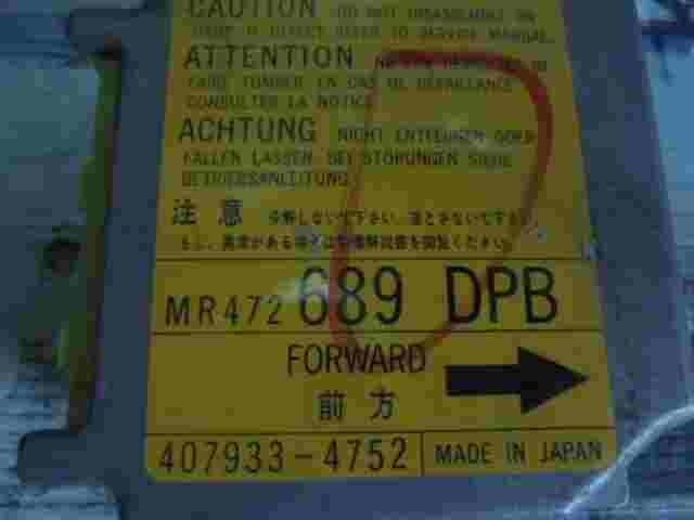 Airbagsensor Airbagsteuergerät Mitsubishi Space Wagon DPB MR472689 4079334752