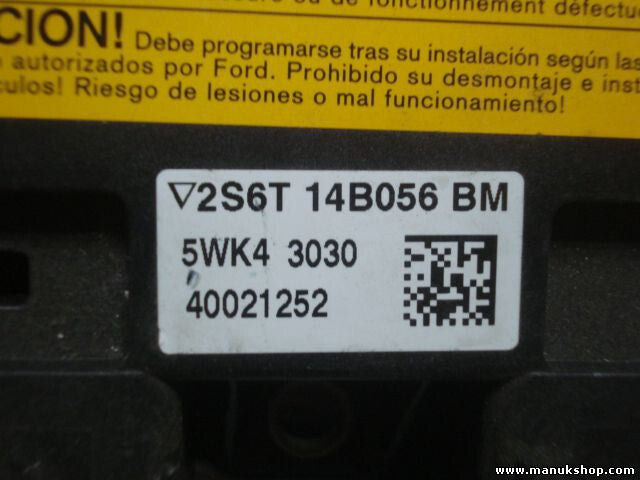 Airbagsensor Airbagsteuergerät Mazda 2 Ford Fusion 2S6T14B056BM 5WK43030