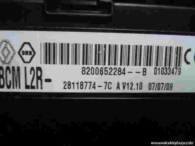 BCM Sicherungskasten Renault Clio 3 III 8200652284B 8200652284-B 281187747C