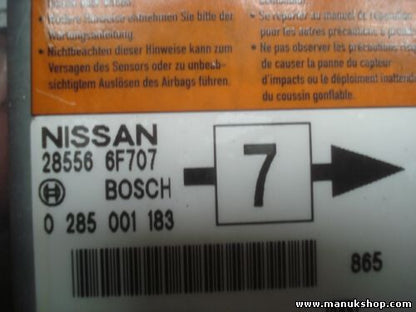 Airbagsensor Airbagsteuergerät Nissan Micra 285566F707 28556 6F707 0285001183