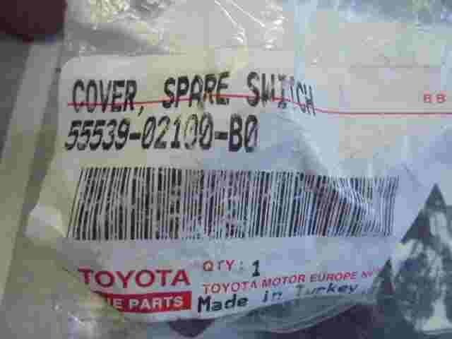 Cover Spare Switch  Toyota Corolla E15 RAV 4 5553902100B0 55539-02100-B0