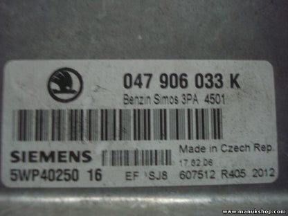 Motorsteuergerät VW Volkswagen Skoda Fabia 047906033K 047 906 033 K