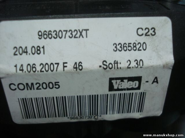 Scheibenwischerhebel Scheibenwischer Peugeot 207 COM2005 96630732XT VALEO