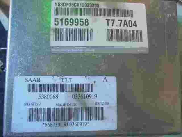 Motorsteuergerät SAAB 9-3 5169958 T77A04 T7.7A04 5380068 033610919