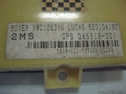 Bewegungsmelder IR Sensoren Alarmanlage LandRover Freelander YWC106310 52010419C